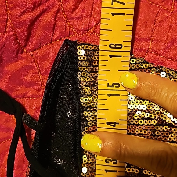 Urban outfitters rose Gold sequin mini dress - Picture 5 of 7